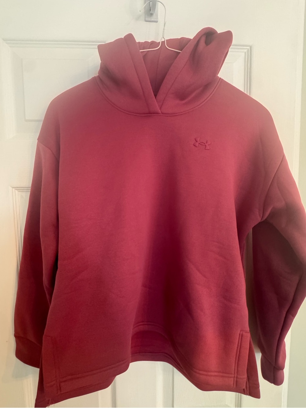 Under Armour Girls Mauve Hoodie Sweater